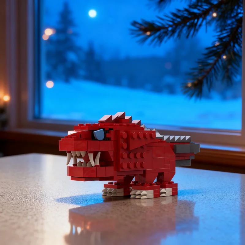 187pcs MOC Odogaron Monster Hunter World Diy Building Blocks Construction Collector Kit Series Collectible Toy Gift For Adults