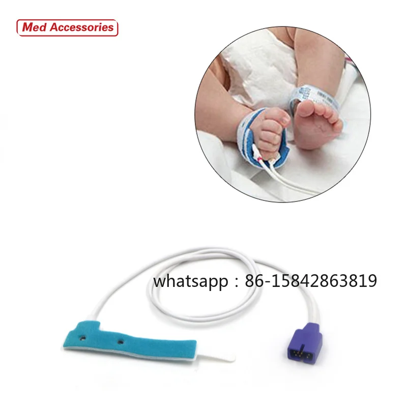 Datex Finger Medical Accessories 9 Pin Neonate Adult Probe Pulse Adhesive Single Use Disposable Spo2 Sensor