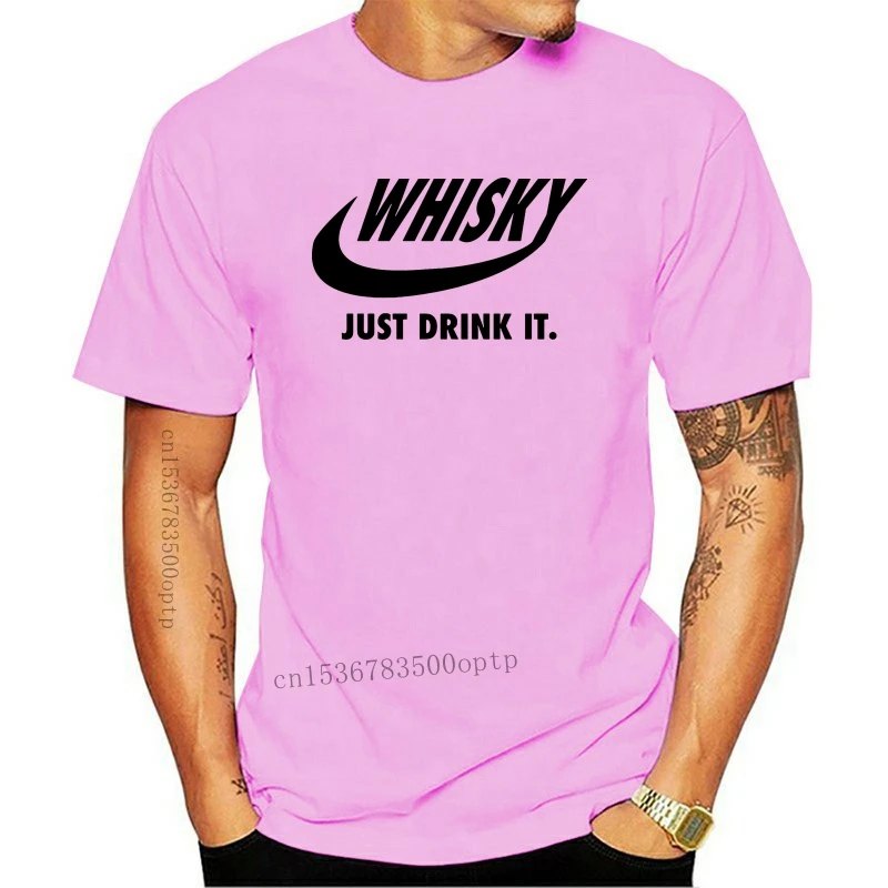 Mens Clothes Novelty Drink Whisky Whiskey T Shirt Unisex Short Sleeve High-Q S-6XL Crewneck Big Size T Shirt