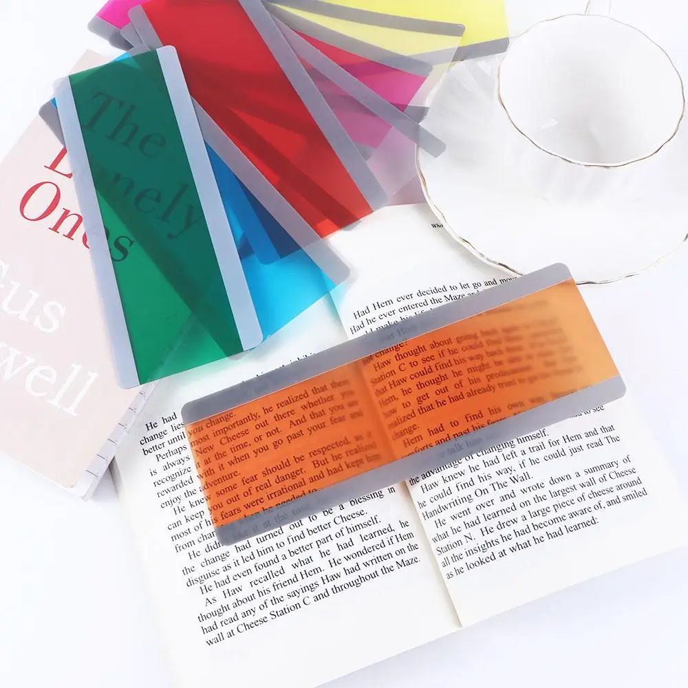 Rulers Transparent For Dyslexia People Reading Guide Strip Highlight Bookmarks Reading Bookmarks Reading Highlight Strips