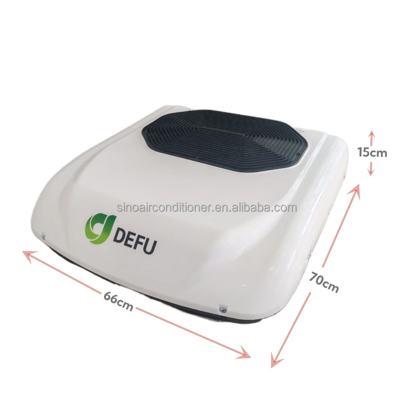 شاحنة التخييم الجديدة على السطح 24 فولت مكيف هواء وقوف السيارات 12 فولت 12 فولت نظام تكييف الهواء للقافلة #1