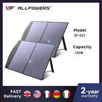 ALLPOWERS Foldable and Portable Solar Panel 100 / 200W Solar Battery Charger，Outdoor Emergency Backup Power for Powerstation etc