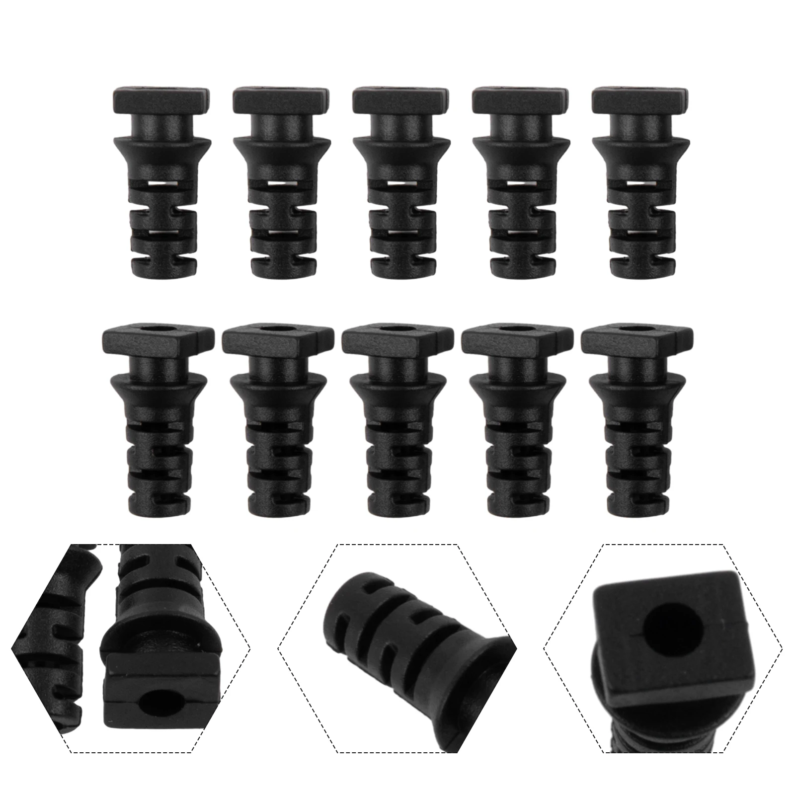 Power Tool Cord Protector Electric Tools Gland Rubber Strain Relief 10pcs Cable Cable Sleeves Connector Portable