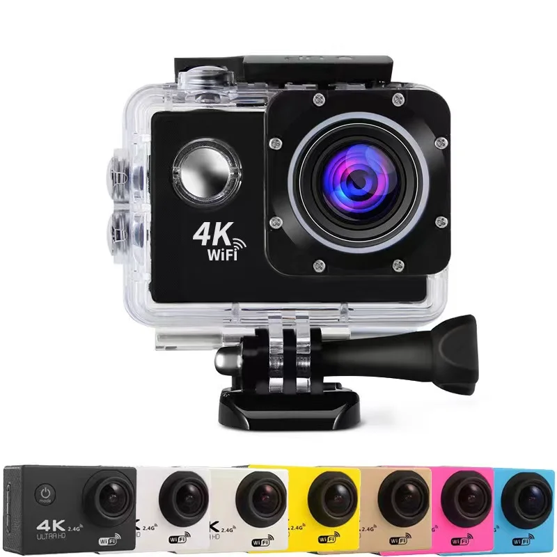 

Mini Action Camera 4K 1080P/30FPS WiFi 2.0" 170D Underwater Waterproof Helmet Video Recording Camera Sports Outdoor Cameras