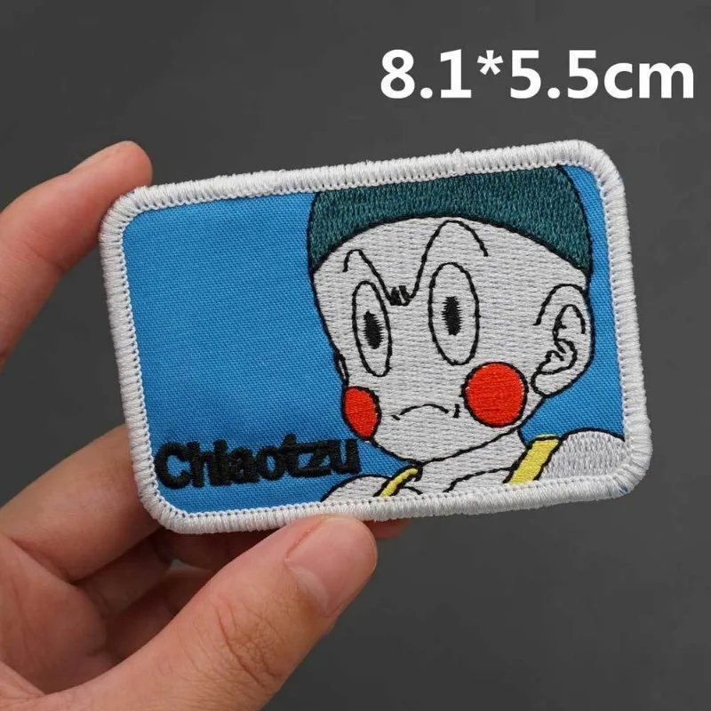 New Dragon Ball Animation Creative Personality Goku Krimbulma Embroidered Cloth Patch Clothes Pants Decorative Patches Wholesale