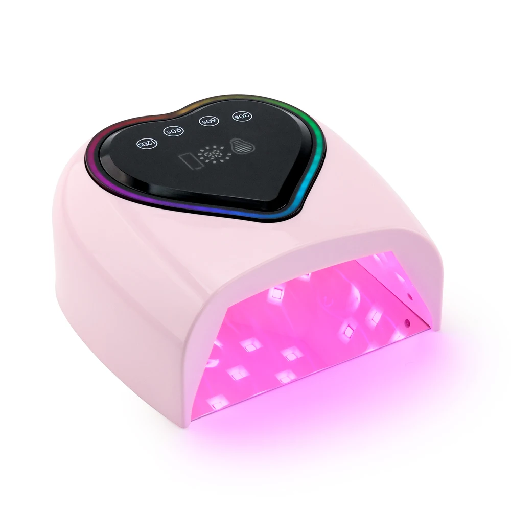 New Design Professional 98W Portable Cordless uv led nails light Rechargeable Nail Dryer Lamp With Salon for nails Manicure