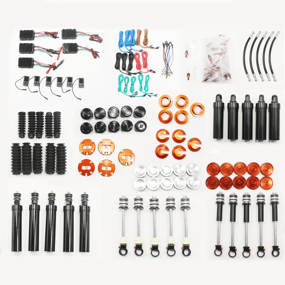 off road 4x4 nitrogen gas adjustable electronic shock absorber set for pajero sport race