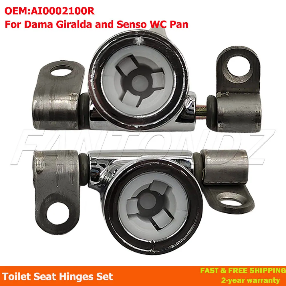 

For Roca Dama Giralda Senso Removable Toilet Seat Hinges Set Easy Release AI0002100R Replace Parts