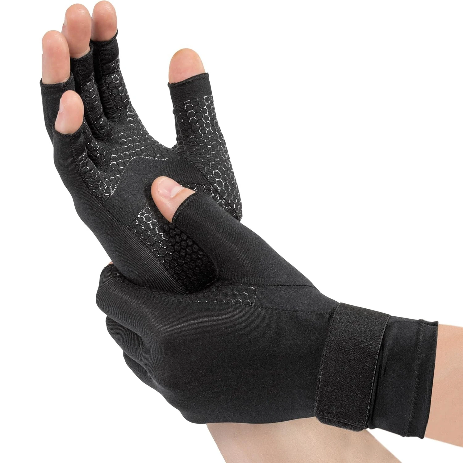 Copper Infused Compression Arthritis Gloves for Hand&Finger Relief from Pain/Swelling Caused by Rheumatoid, Carpal Tunnel
