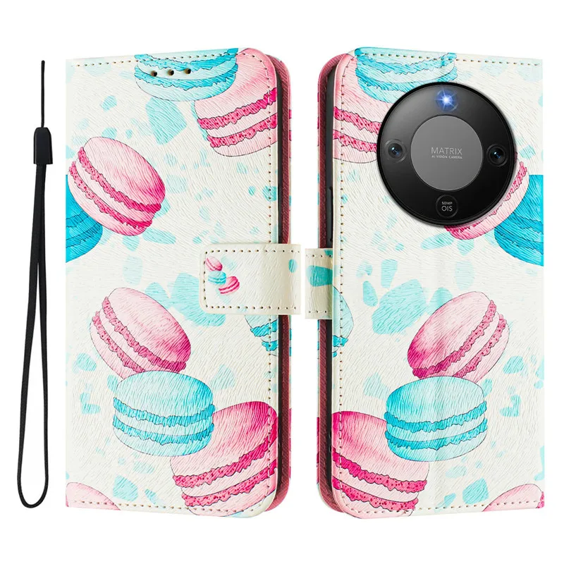 حافظة جلدية بتصميم زهرة ريترو لهاتف هواوي هونور X9d 5G HonorX9D Coque غطاء مغناطيسي قابل للطي أكياس الهاتف eتوي لهاتف Honor X9d