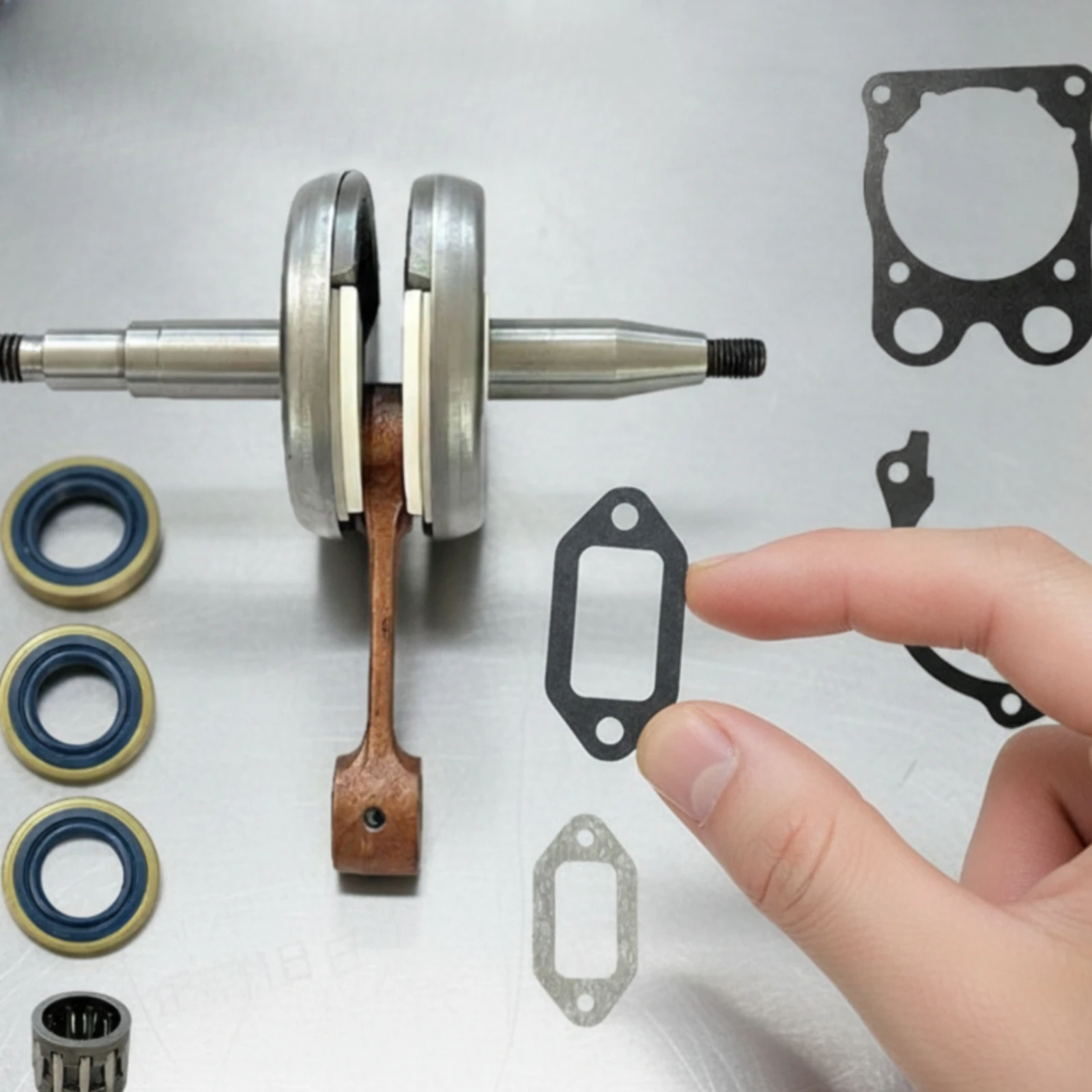 Crankshaft Assembly Kit Complete Robust Metal Engine Rebuild for Husqvarna K760 K770