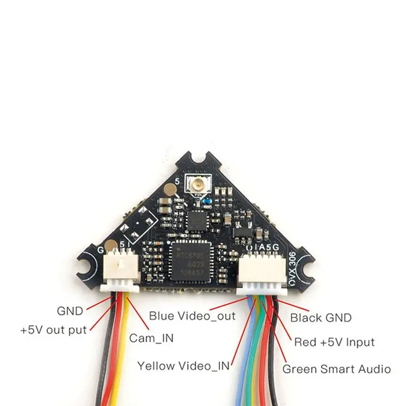 B92B OVX306 OPENVTX 5.8G 48CH 400mW VTX, Switchable Video Transmitter for Mobula7 Series FPV Tinywhoop Drone