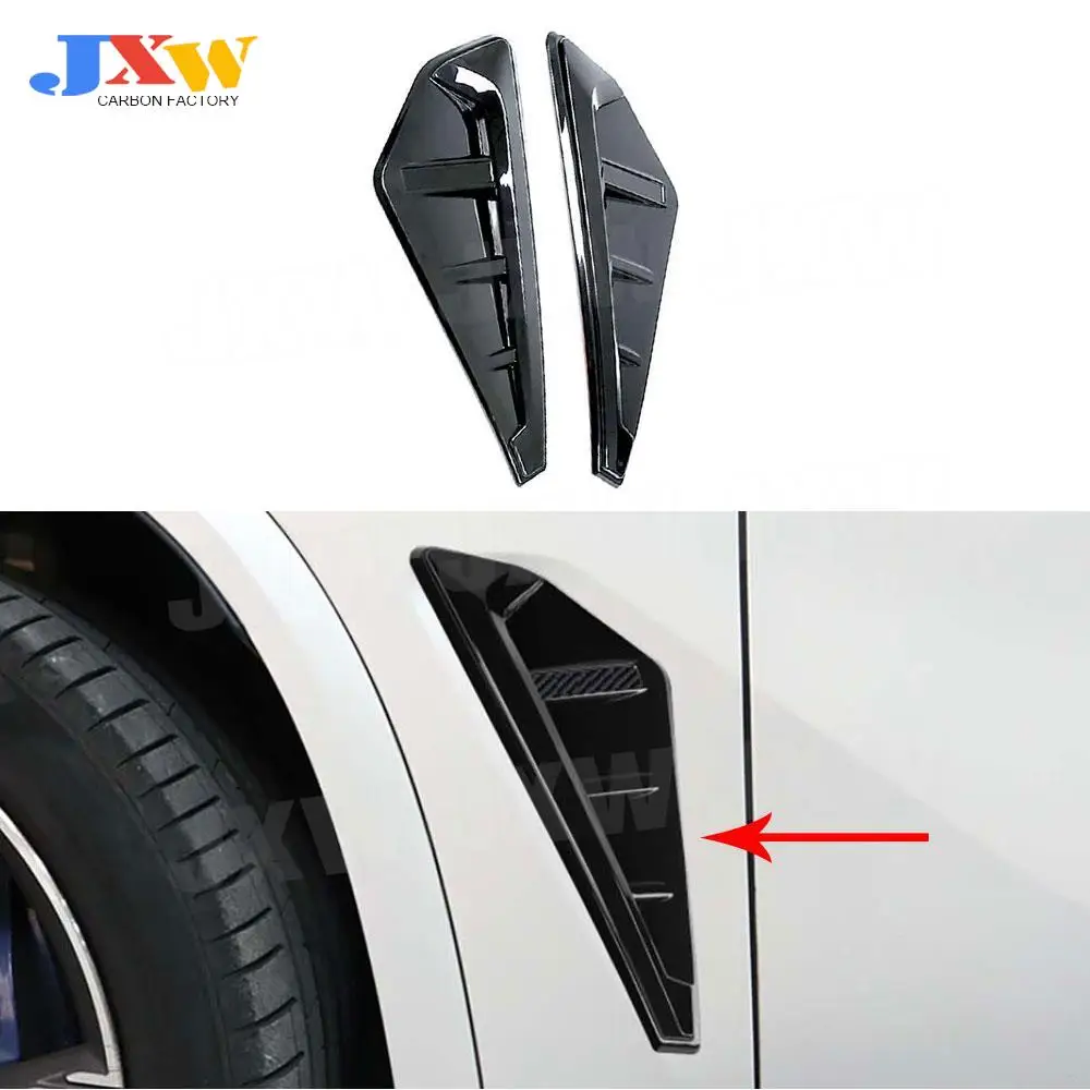 

Carbon Fiber Front Bumper Side Covers Fenders Air Vents Trims for BMW X5 G05 M Sport 2019 + Car Bodykits Accessories ABS