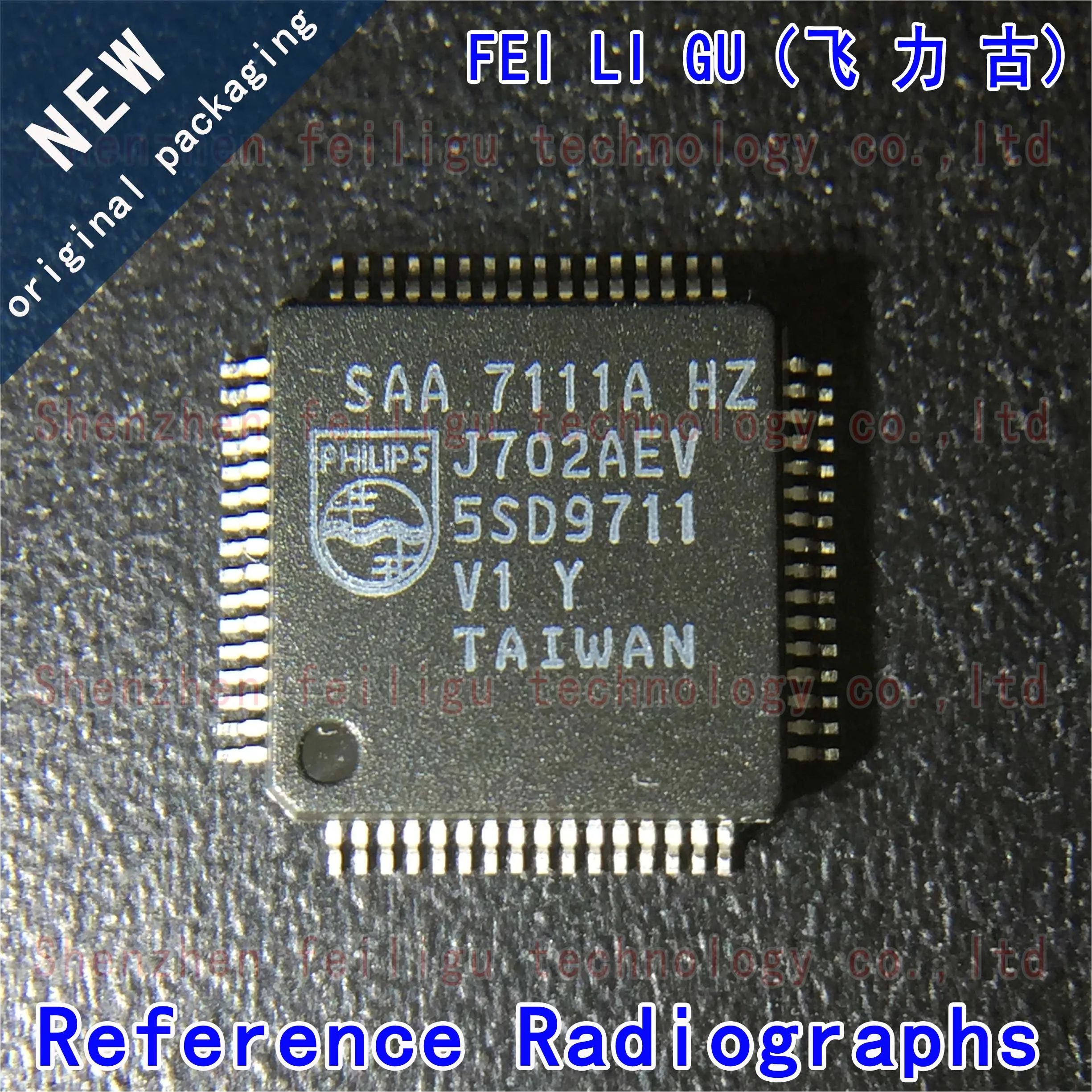 

1~10PCS 100% New original SAA7111AHZ SAA7111 package:QFP64 (10*10mm) I2C Media Processing Service chip