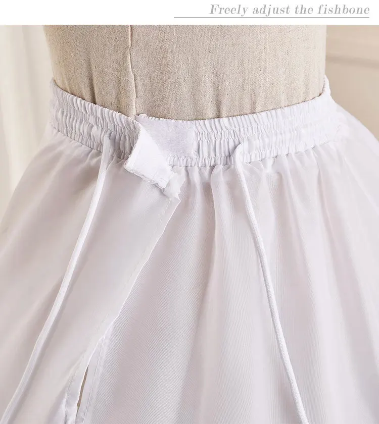 Crinoline สี่เหล็กกาบองงานแต่งงานอย่างเป็นทางการชุด Petticoat Lace-Up พลัสปรับ Fishbone