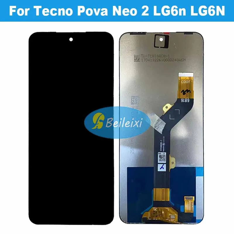 For Tecno Pova Neo 2 LG6 LG6n Display Touch Screen Digitizer Assembly Replacement Parts