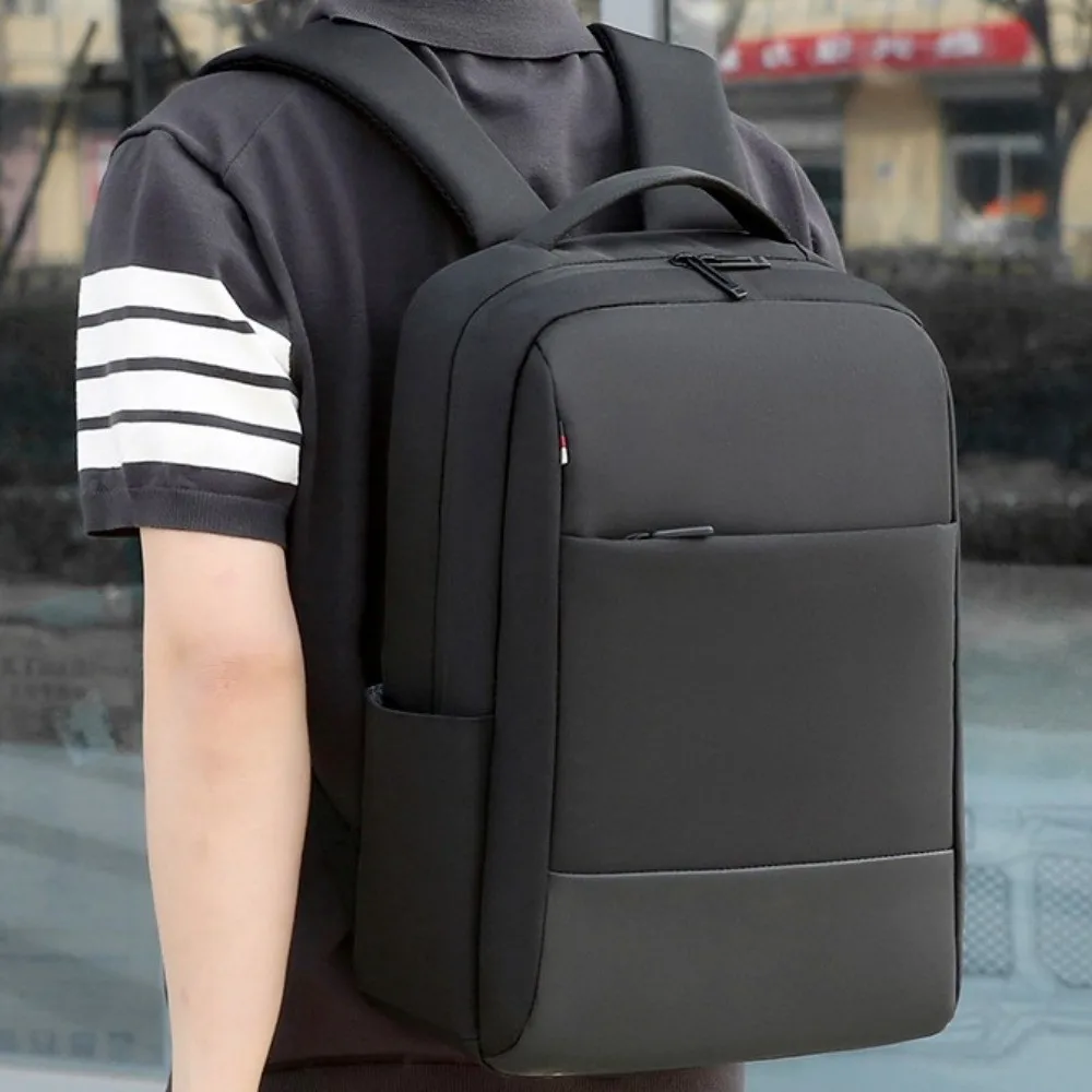 

Large Capacity Men Backpack Oxford Cloth with USB Charging Port Student School Bag Waterproof Streetwear Laptop Bag Male Boys