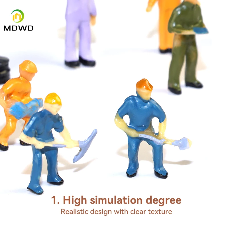 Modelo em escala 1:87 ho, modelo de paisagem para trabalhadores ferroviários, trem, layout ferroviário, faça você mesmo, dioramas em miniatura, exibição de jogos