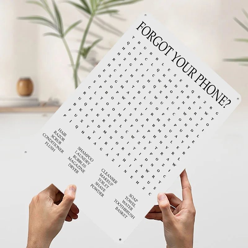 ننسى هاتفك ملصق معدني ديكورات عتيقة علامات قصدير معدنية قابلة للتخصيص لتزيين جدران فن الأشياء لتصميم الغرفة #3