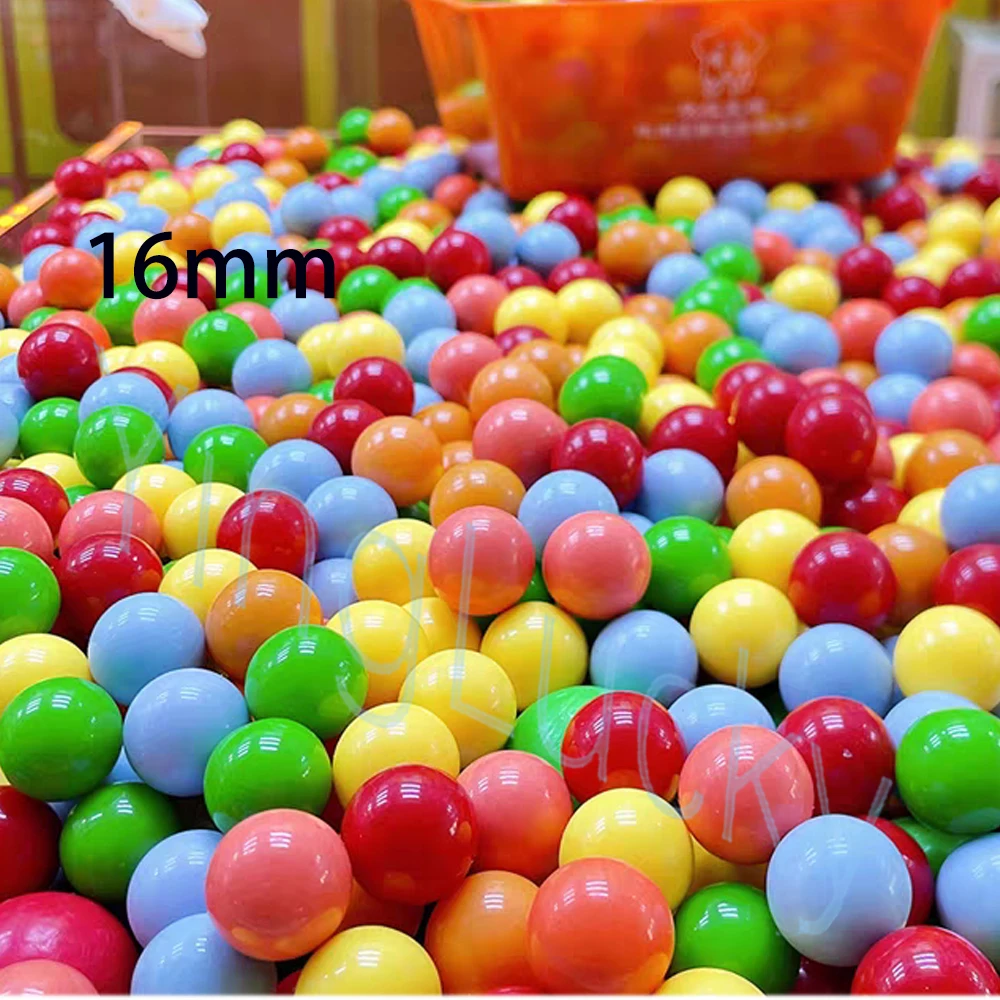 25mm 16mm Colorful Solid Balls for Shooting Machine Pinball Machine Colorful Plastic Beads for Arcade Bead Shooting Machine
