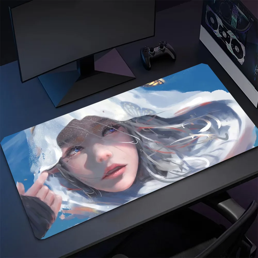 Ice Princess Ghostblade Mousepad Mouse Mat Desk Mat With Pad Gaming Accessories Prime Gaming XXL Keyboard Pad Padding Mat