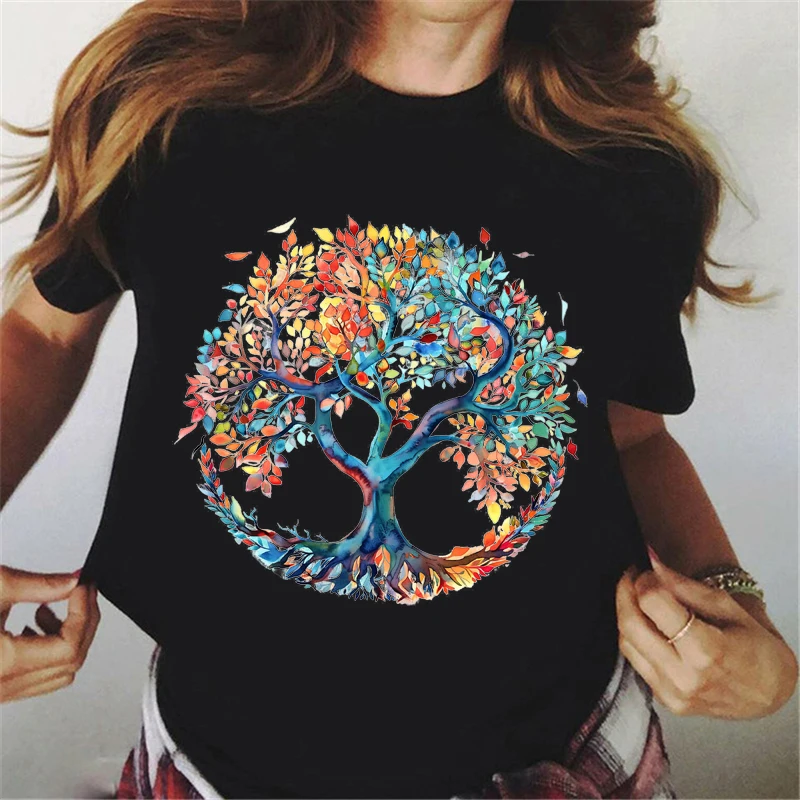

Watercolor Tree Of Life Shirt, Tree Shirt, women T-shirt, Nature Lover Shirt, Forest Shirt, Plant Lover Shirt, Tree Root Shirts