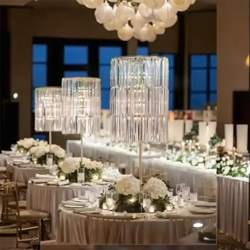 85 cm hoher Acryl-Blumenständer als Tischdekoration für Hochzeiten, Events und Partys – Detail 4