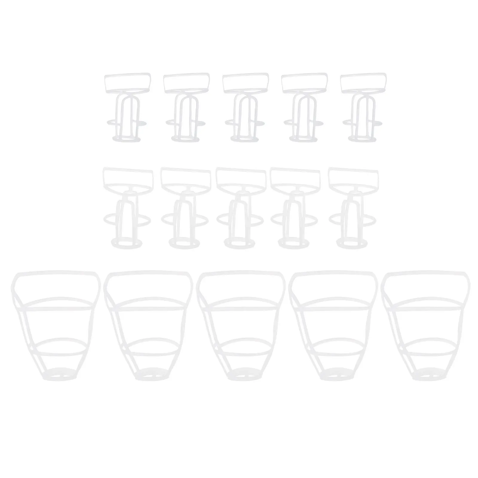 15pcs Infusion Bottle Nets 100Ml 250Ml 500Ml Durable Pp Reusable Saline Bottle Covers For Home Hospital Nursing Portable Storage