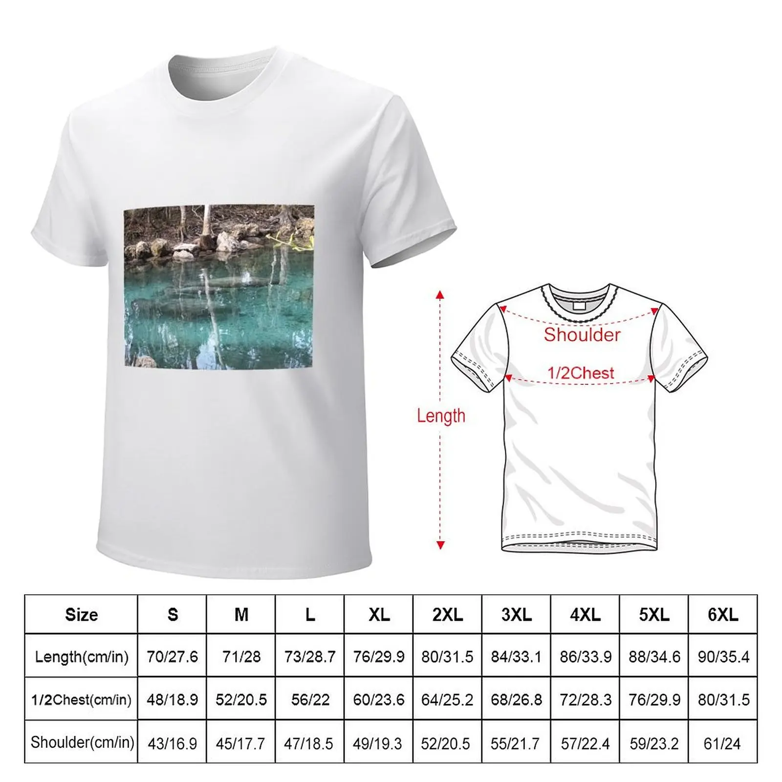 Manatee Winter Migration T-Shirt boys whites Short sleeve tee plain summer top black t shirts for men