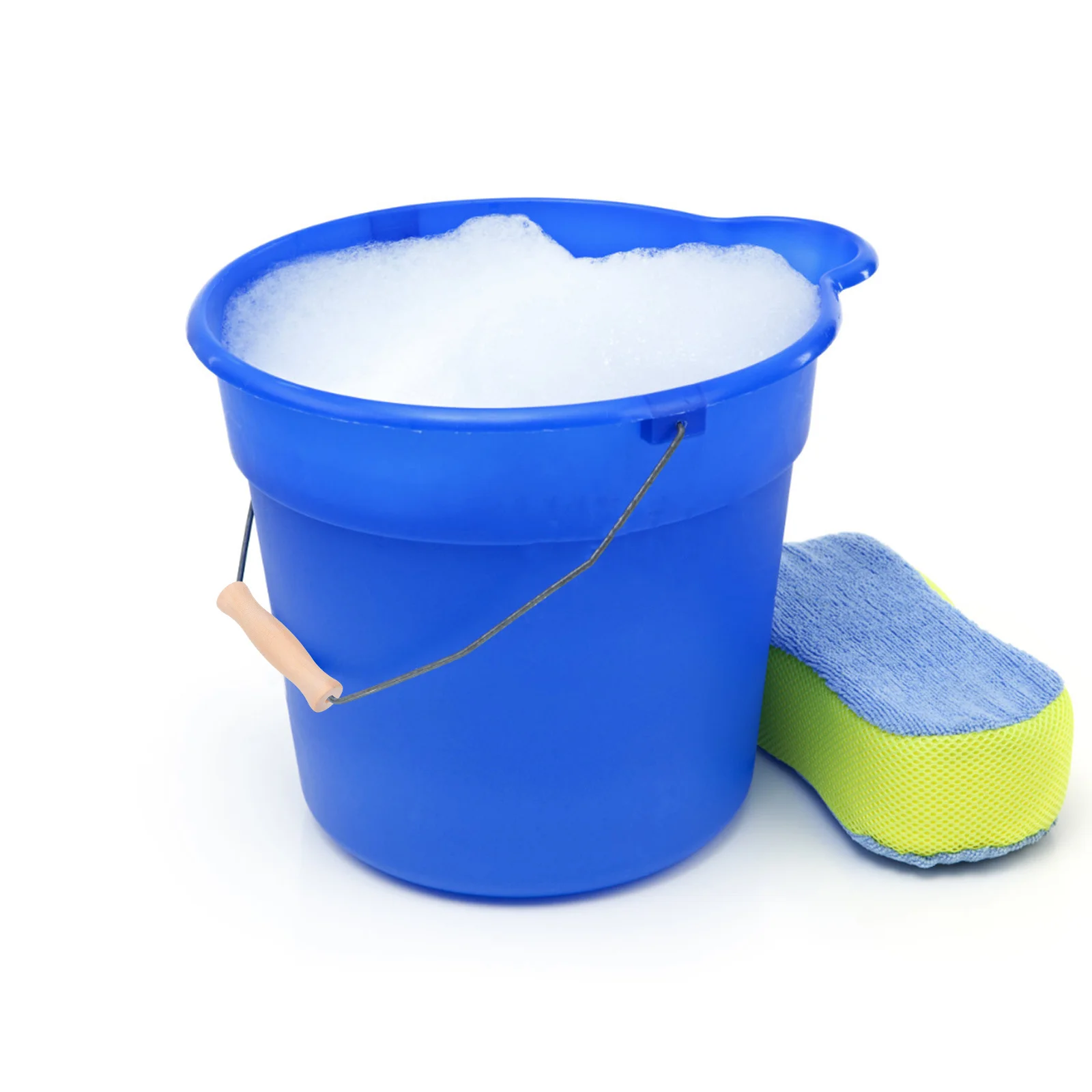 

10Pcs Water Bucket Handle Replacement Wooden Comfortable Grip Ergonomic Bucket Carrying Handle for Kitchen Bathroom