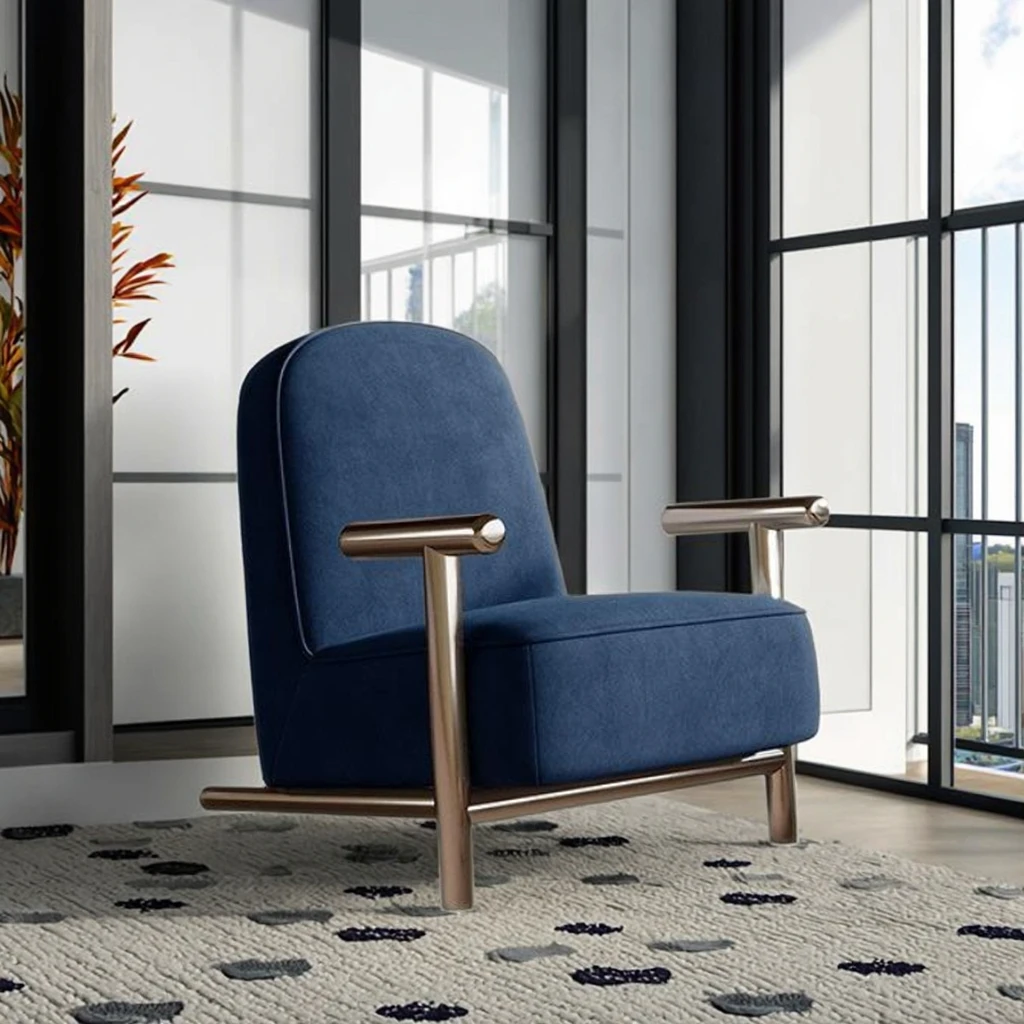 كرسي أريكة فردي لمشاهير الإنترنت الحديث لشقة صغيرة وغرفة المعيشة وشرفة B&B مقهى وطاولة واحدة ومجموعة كرسيين #6