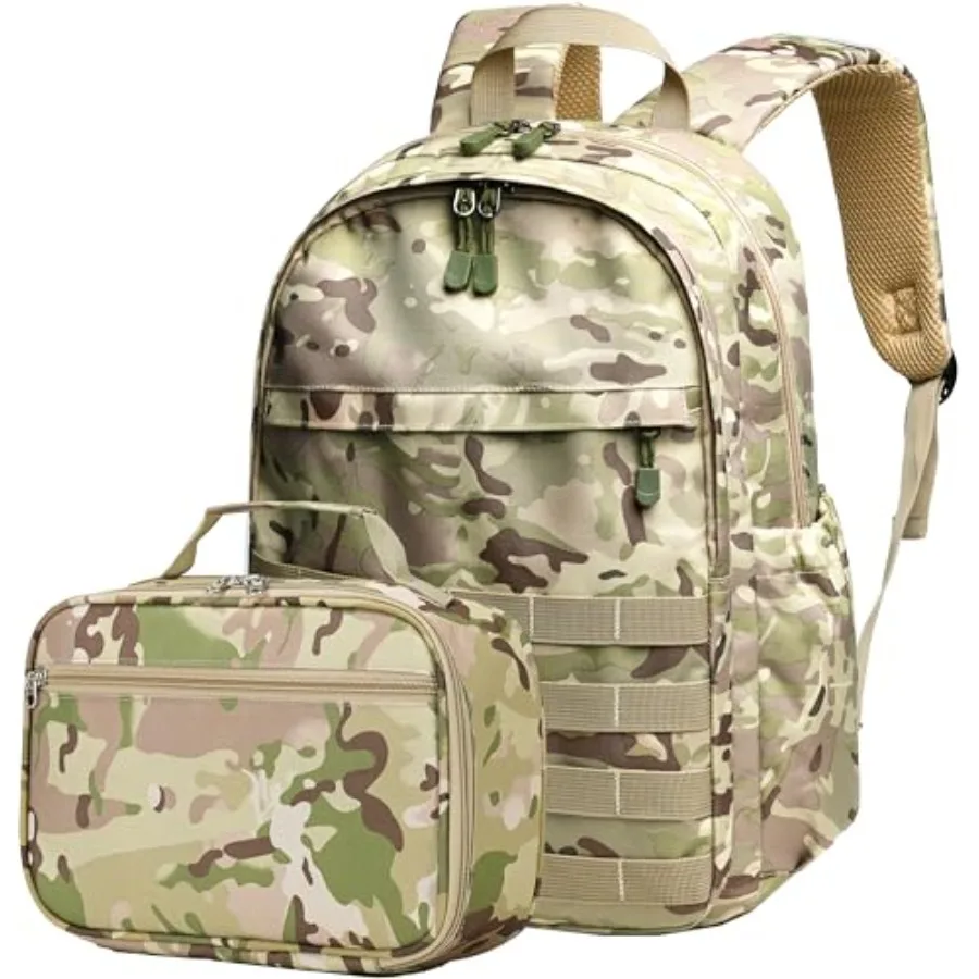 

Boys Waterproof School Bag Outdoor Travel Camping Daypack Camo for Boys Rucksack