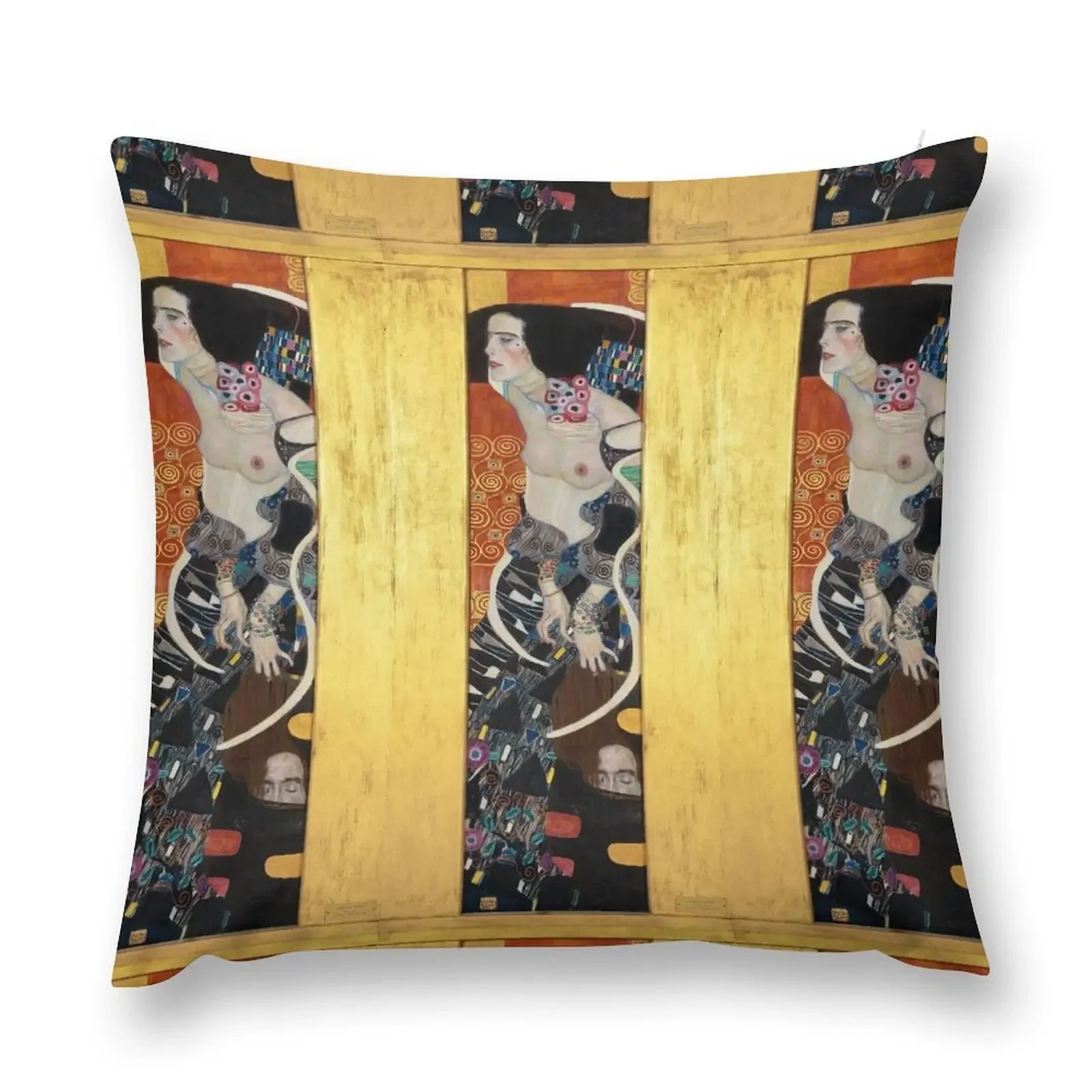 Gustav Klimt Austrian painter Judith II (Salome) (1909) Throw Pillow Bed pillowcases Custom Cushion Photo pillow