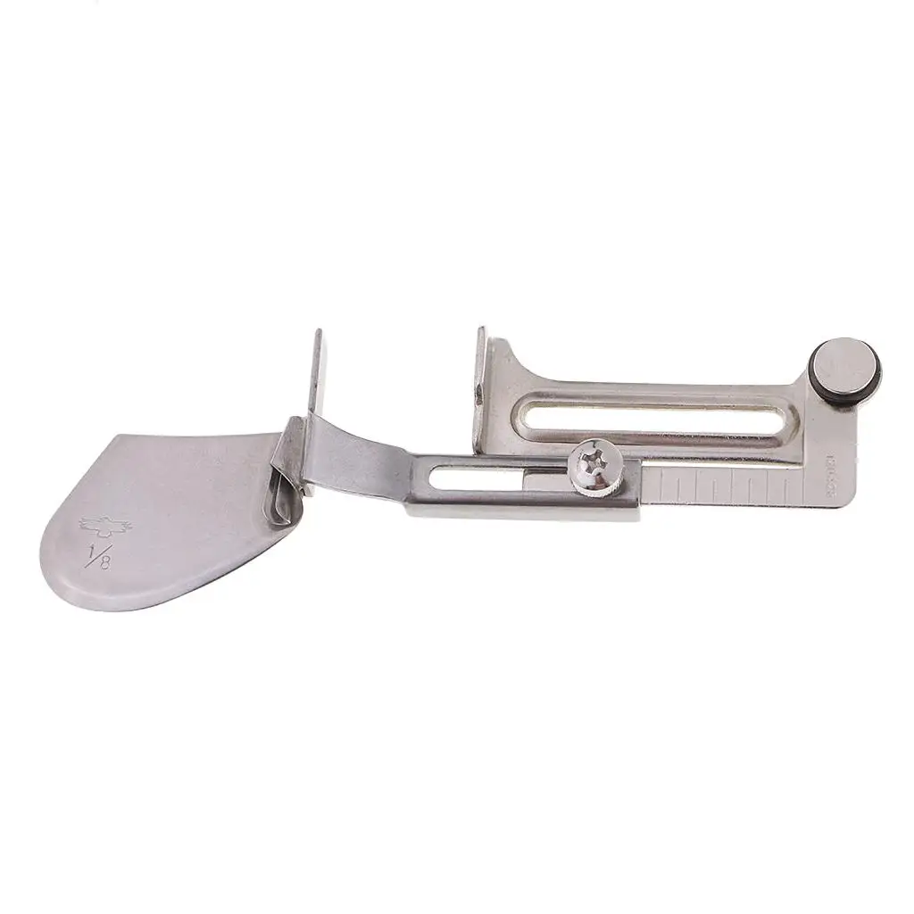 Iron Single Fold Binder Sewing Machine Binding Folder Industrial Attachment Presser Accessory for Edge Finishing