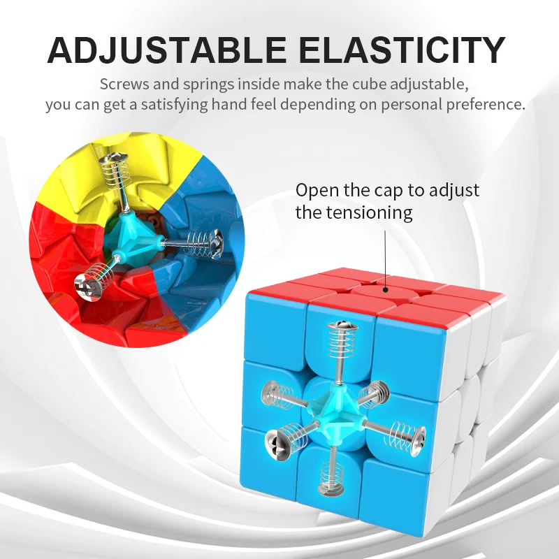 Moyu meilong 3c 3x3 cubo de velocidade mágica meilong 3 profissional meilong 2x2 quebra-cabeça infantil thecubicle meilong3 c fibra de carbono