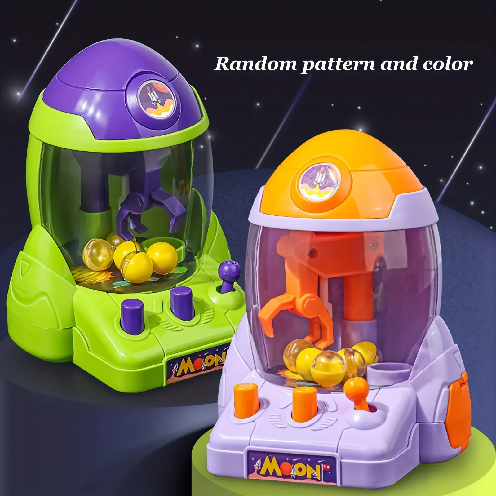 Space Rocket Crawler Ball Pincer Egg Twister Use This Toys As  Halloween/Christmas Gift Prizes Rocket Game