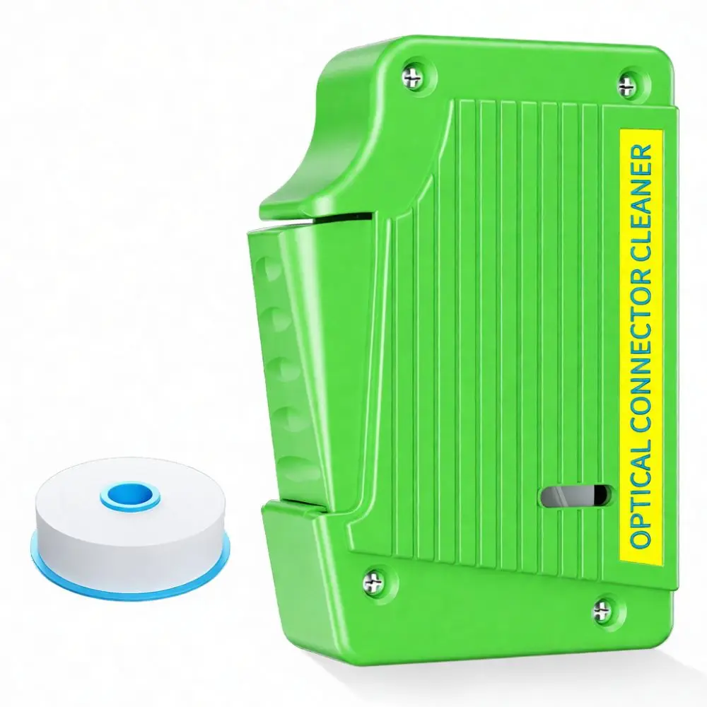 Fiber Optic Cleaning Tool Cassette Cleaner For SC LC FC Connector Face Maintenance Handheld Portable Replaceable Core