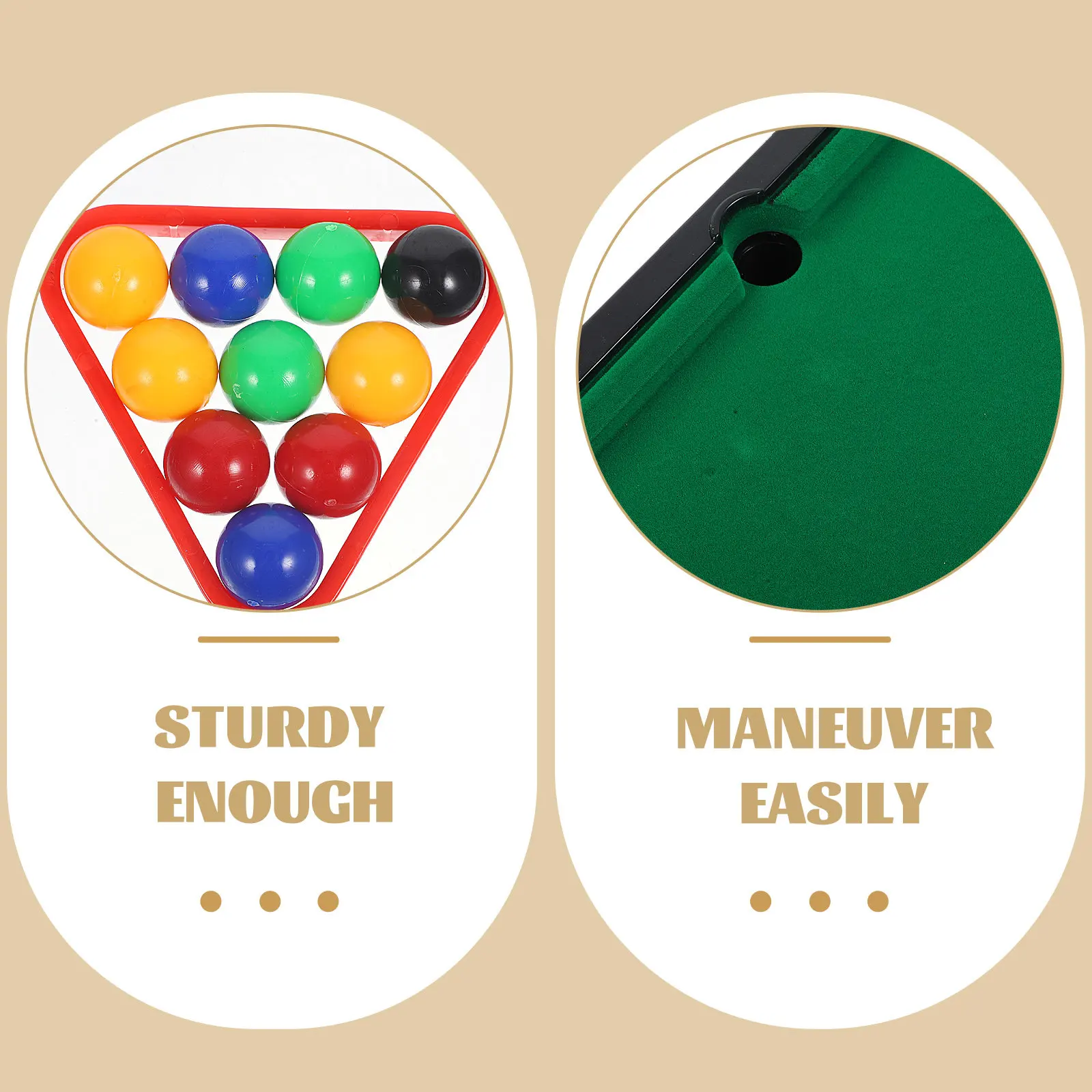 

Набор для мини-бильярда: высококачественный настольный бильярд для всех возрастов, легко переносить, компактный размер, для дома, офиса, вечеринок и развлечений