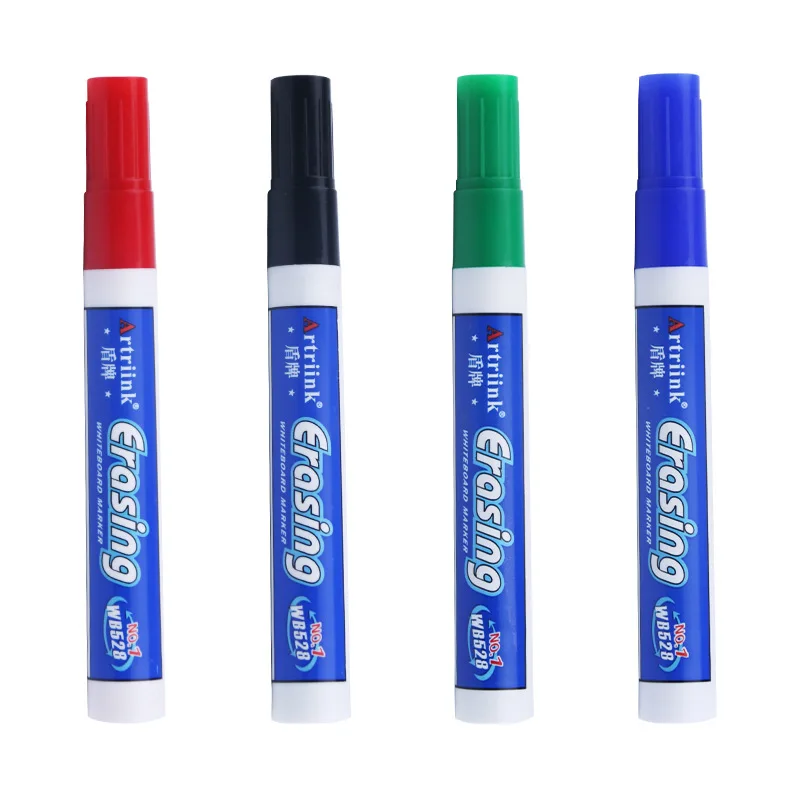 4-teiliges Whiteboard-Marker-Set, löschbar, nachfüllbar, sicher, ungiftig, hohe Kapazität, Büro, Konferenzen, Lernartikel