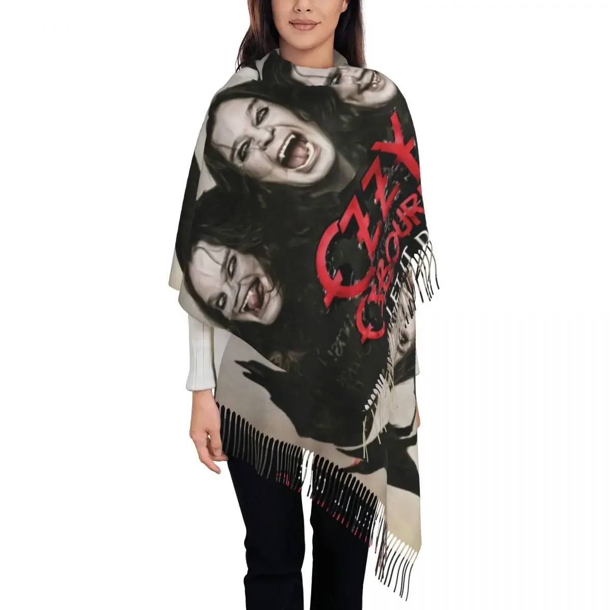 Tassel Scarf Women Soft Prince Of Darkness Shawl Wrap Lady Winter Fall Scarves