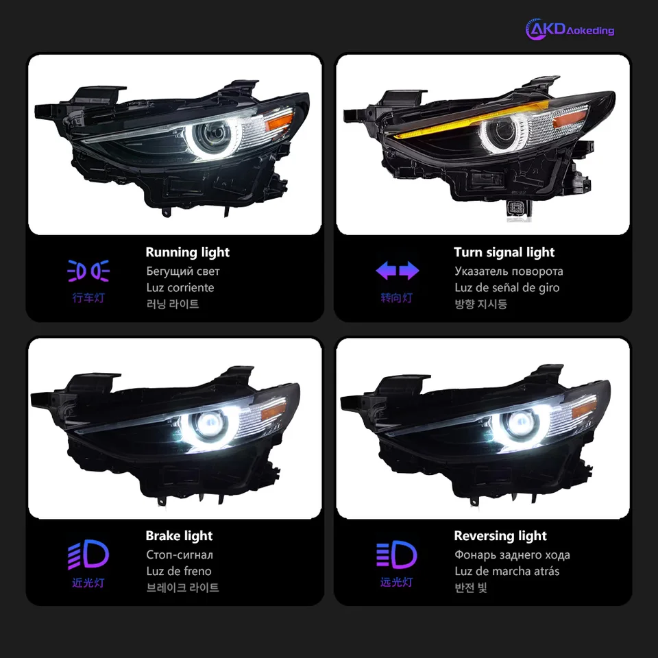 MAZDA3 左ヘッドライト ☆美品☆ マツダ マツダ3 BPFP BP5P BP8P 純正 左 LED ヘッドライト