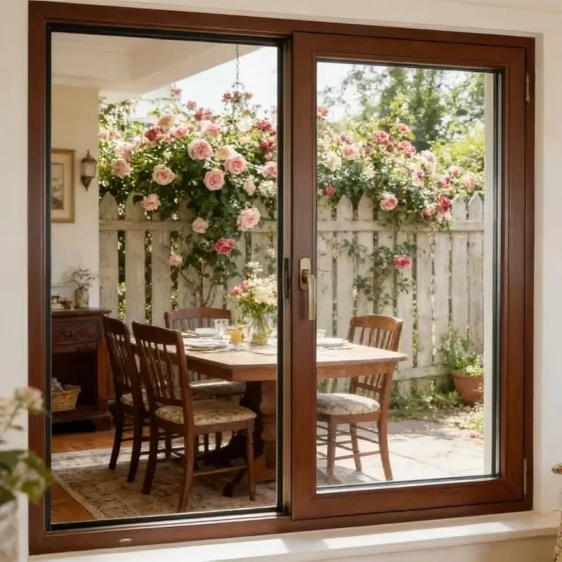 High Quality Modern Soundproof Intelligent UPVC Swing Windows with Soundproof Glass Energy Efficient for Houses