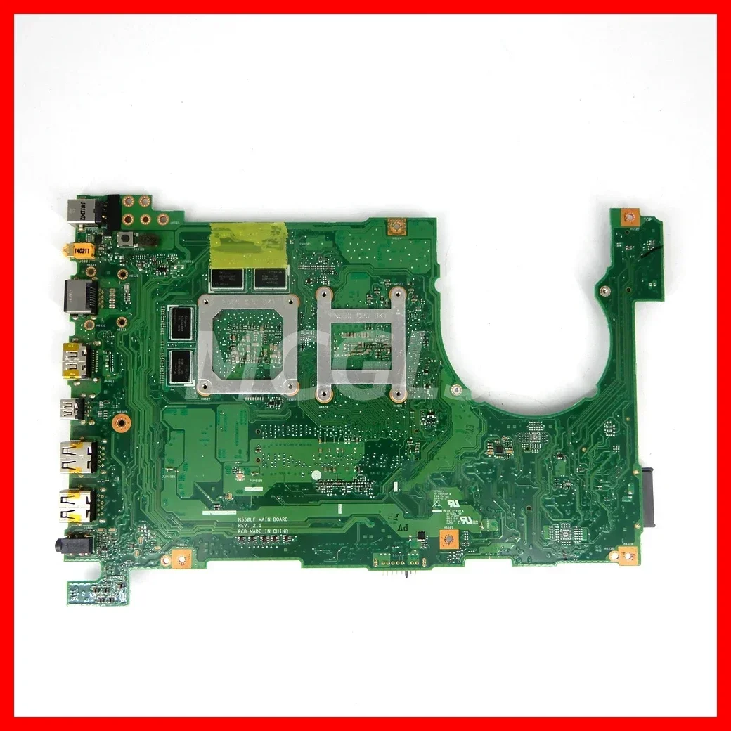 N550LF Mainboard For ASUS Q550LF N550L Q550L N550LF Laptop Motherboard Wtih i7-4500U CPU GT745M-V2G GPU