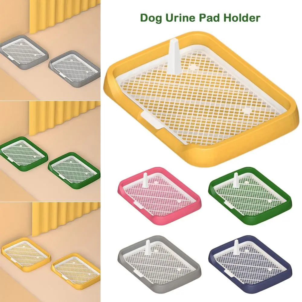 

Plastic Dog Toilet Removable Splash-Proof Reusable Dog Litter Box Large Capacity Pet Supplies Urine Basin Sand For Pet Cleaning