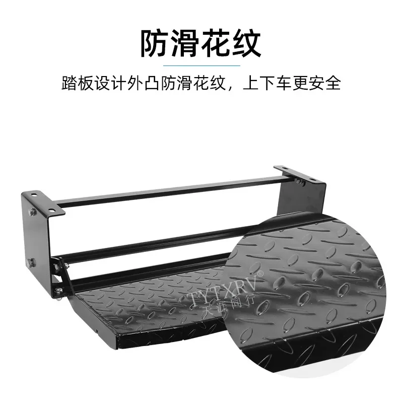 RV single-layer step, manual folding single-layer step, American RV single-layer step, camp RV