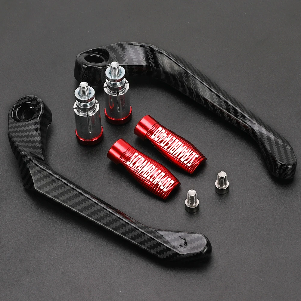 FOR DUCATI SCRAMBLER400 SCRAMBLER 400 2015- 2020 2021 2022 2023 2024 Handlebar Grips Guard Brake Clutch Levers Guard Protector