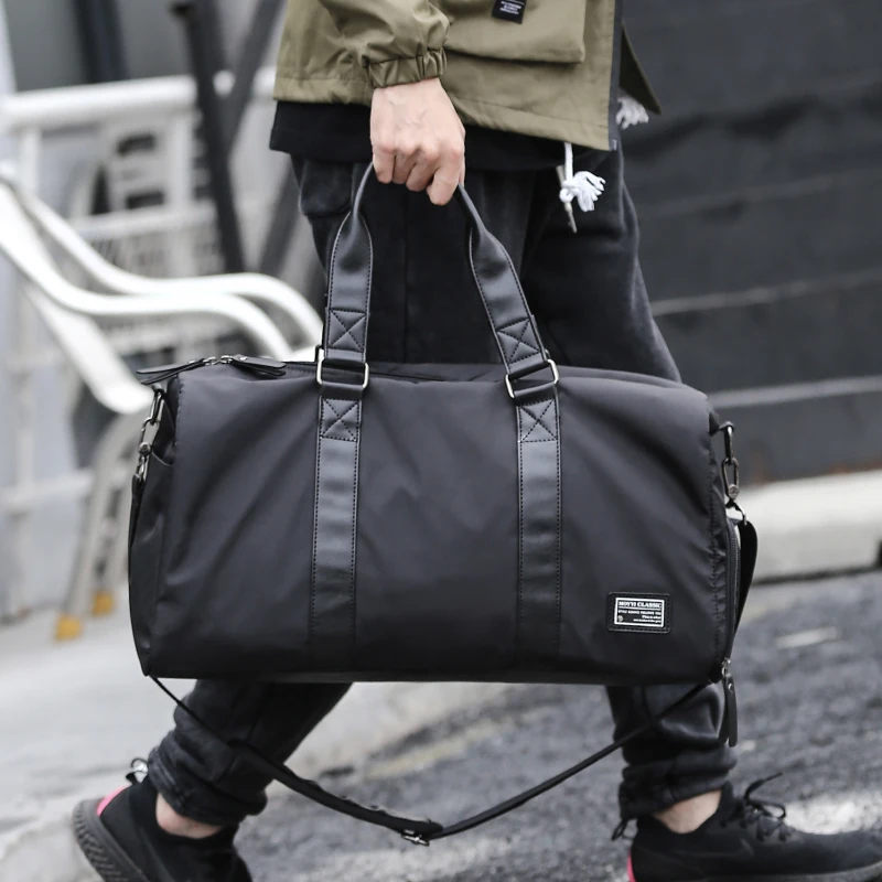 حقيبة سفر واق من المطر للرجال حقيبة حمل مقاومة للماء قابلة للطي وقابلة للتوسيع حقيبة عطلة نهاية الأسبوع للسباحة حقائب كتف رياضية للصالة الرياضية