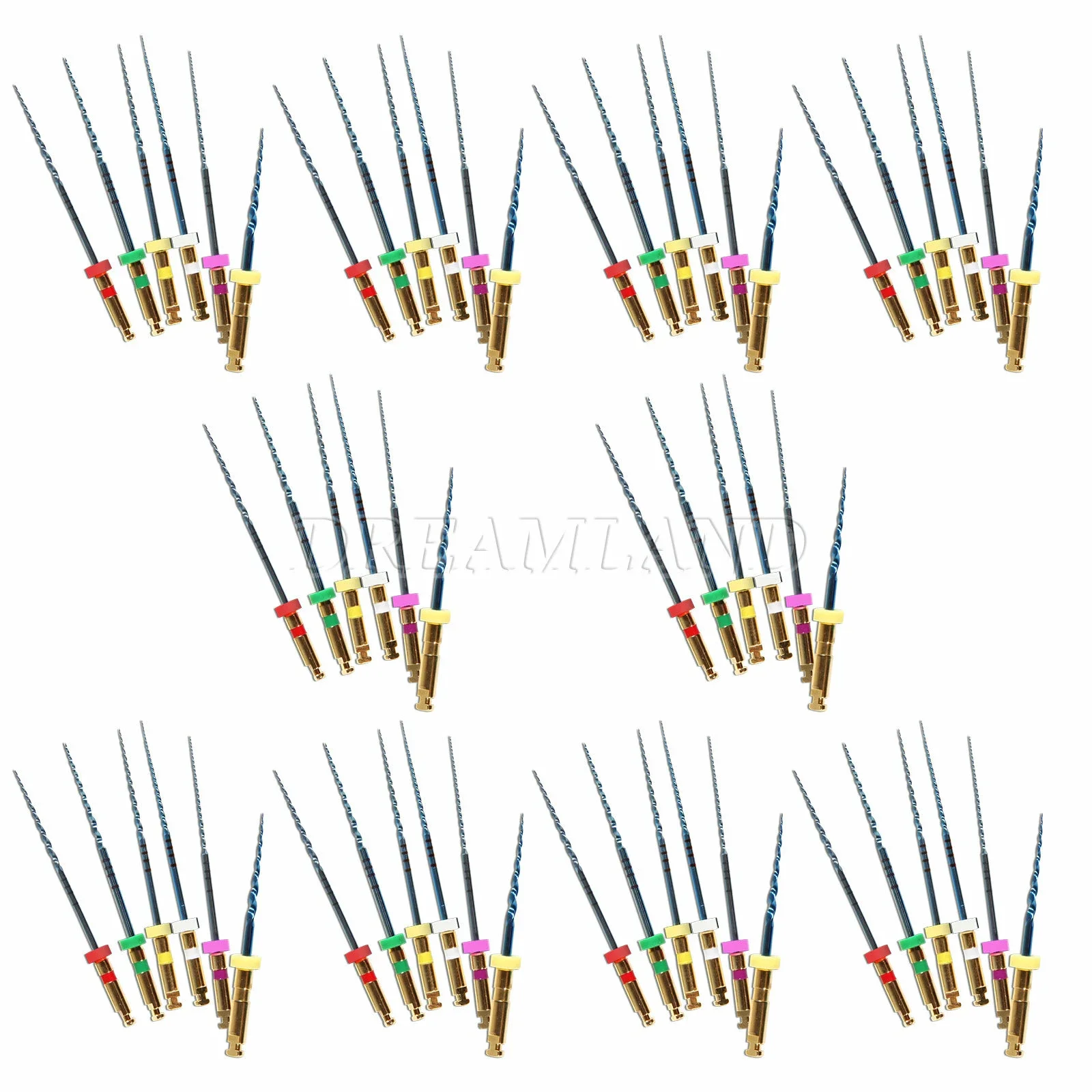 1-10Packs Endodontic Dental Root Canal NITI Files Rotary Endo Files 31MM For dental Engine Use