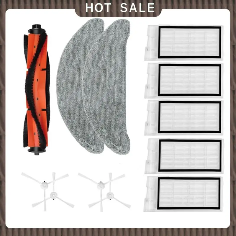 تسليم 24 ساعة جهاز آلي لتنظيف الأتربة فرشاة رئيسية فرشاة جانبية تصفية ممسحة القماش إكسسوارات قطع غيار عدة لشاومي Roidmi Eve P