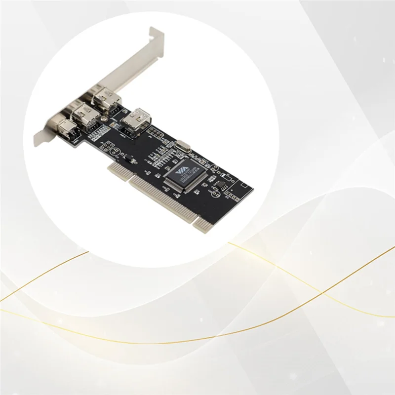 

Classic-PCI 1394 Card 4 Port Firewire Card Adapter Digital Camera HD DV Capture Card Driver-Free VIA For Desktop PC